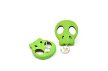 Load image into Gallery viewer, Candy Skull studs