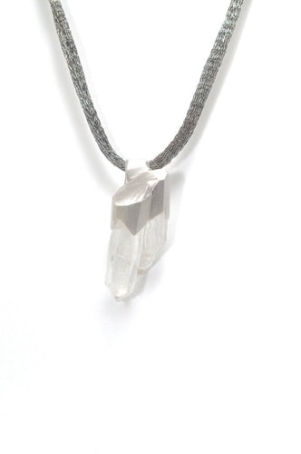 Quartz Labyrinth pendant