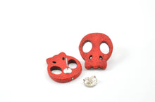 Load image into Gallery viewer, Candy skull studs