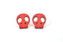 Load image into Gallery viewer, Candy skull studs
