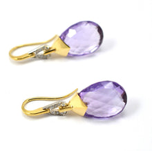 Load image into Gallery viewer, Lavender Goddess earrings