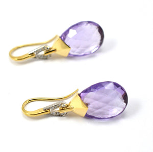 Lavender Goddess earrings