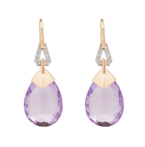 Lavender Goddess earrings