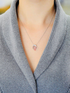 Blush Labyrinth pendant