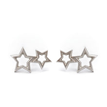 Load image into Gallery viewer, Binary Star earrings