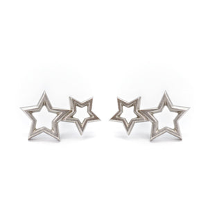 Binary Star earrings