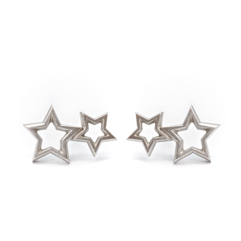 Binary Star earrings