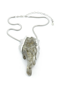 On hold for New York fashion week, Shear Smoke pendant