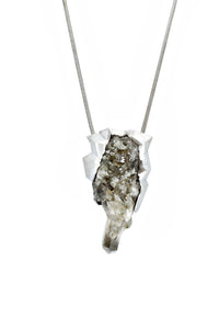 On hold for New York fashion week, Shear Smoke pendant