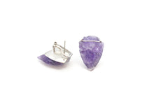 Load image into Gallery viewer, Mauve Arrow earrings