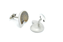 Load image into Gallery viewer, Nautilus cufflinks