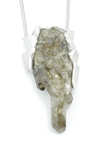 On hold for New York fashion week, Shear Smoke pendant