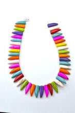 Load image into Gallery viewer, Howlite necklace with Sterling Silver catch