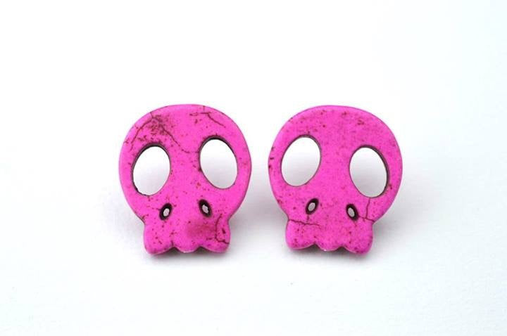 Candy Skull studs